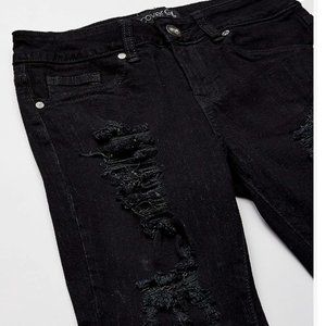 COVERGIRL Women's Ripped Bermuda Shorts Distressed Destroyed Juniors Size 22